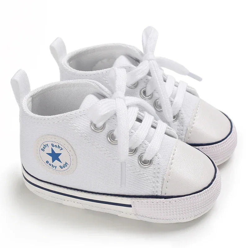 Baby Shoes First Walkers Anti Slip With Star Print - ToylandEU