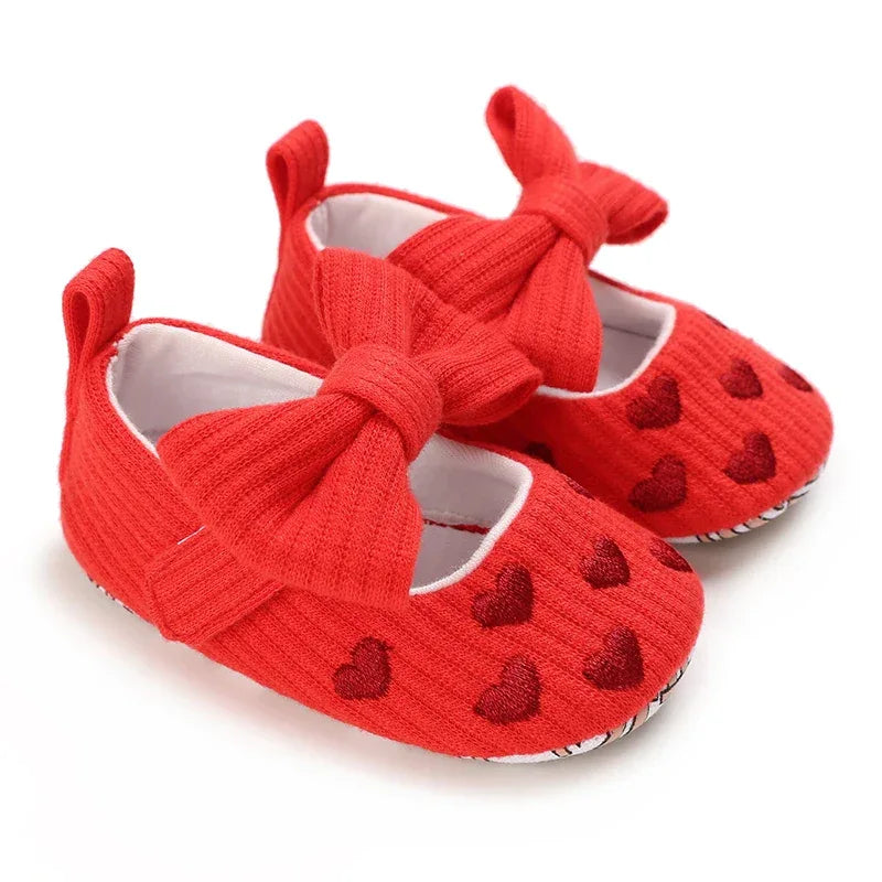 Baby Shoes Non Slip First Walkers With Soft Fabric Sole - ToylandEU