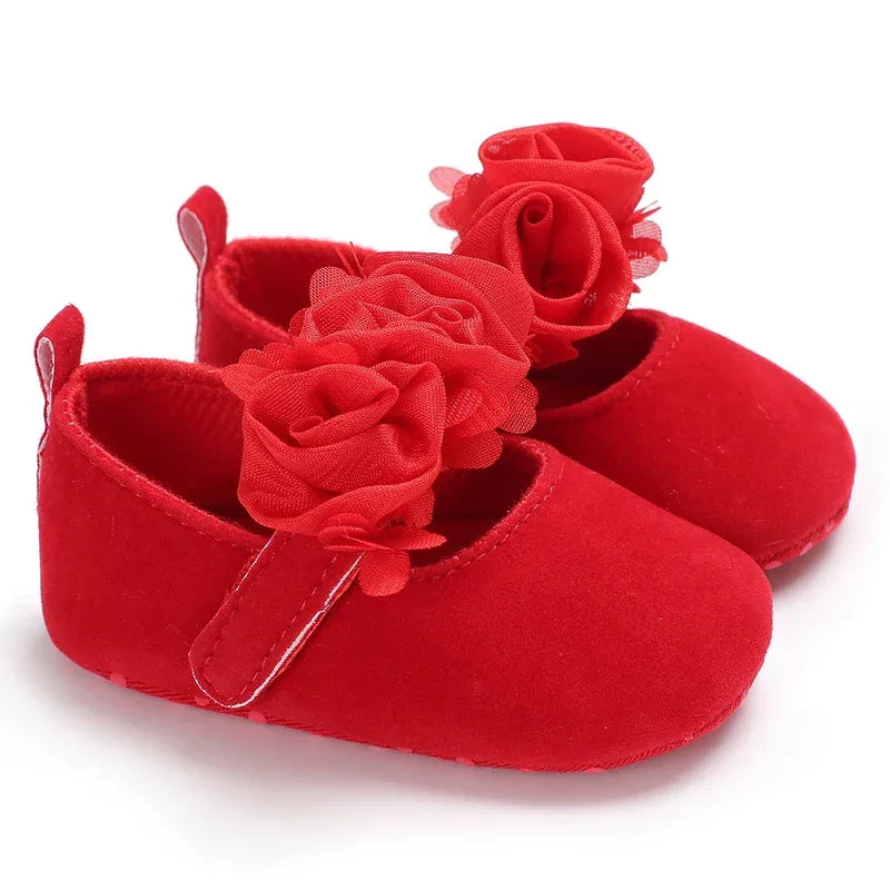 Baby Shoes Non Slip First Walkers With Soft Fabric Sole - ToylandEU