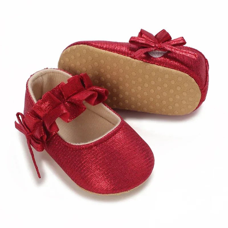 Baby Shoes Non Slip First Walkers With Soft Fabric Sole - ToylandEU