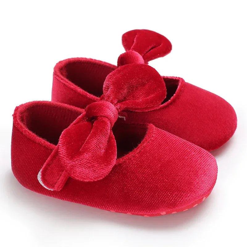 Baby Shoes Non Slip First Walkers With Soft Fabric Sole - ToylandEU