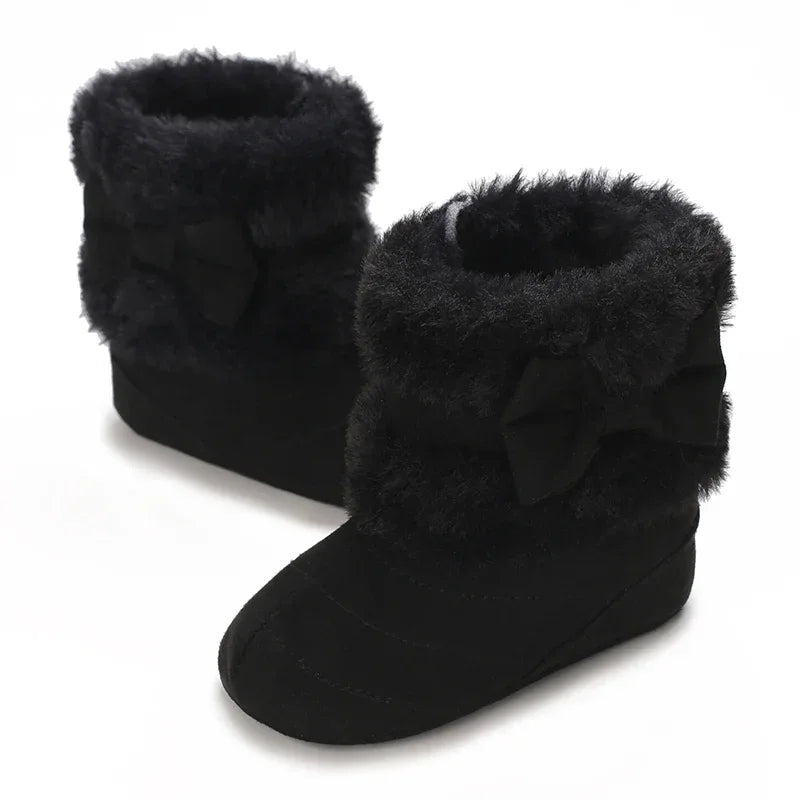 Baby Snow Boots For Girls With Plush Lining Non Slip - ToylandEU