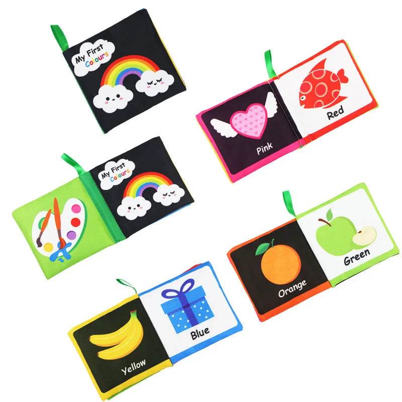 Baby Soft Cloth Book 0-36M Early Learning Toy Parent-Child Interactive Montessori Puppet for Kids - ToylandEU
