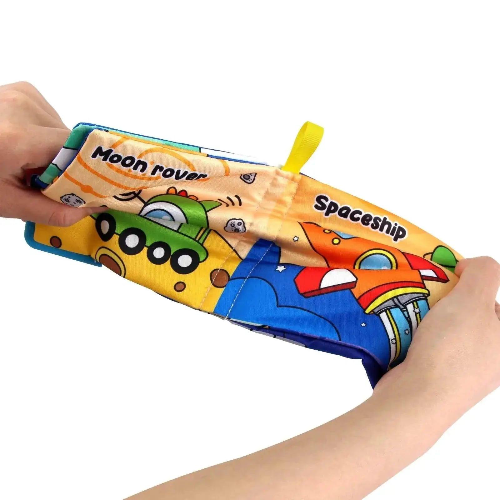  Baby Soft Cloth Books Baby Intelligence Development Learning Book with Teether Rustle Sound Cognition Educational Toys for Baby -  ToylandEU™