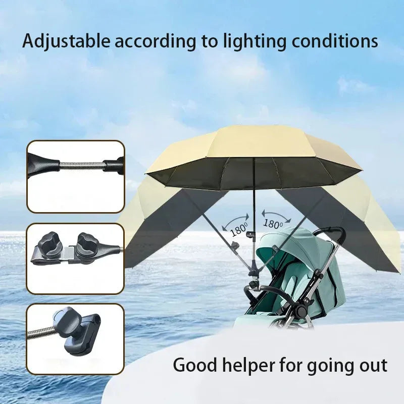 Baby Stroller Umbrella UV Protection Portable Easy To Use - ToylandEU