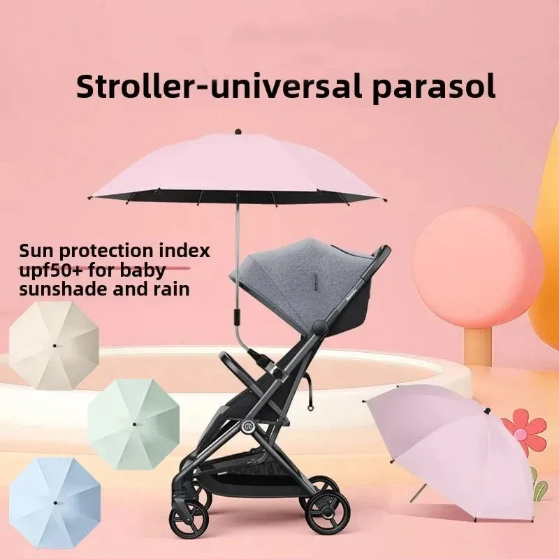 Baby Stroller Umbrella UV Protection Windproof Shade - ToylandEU