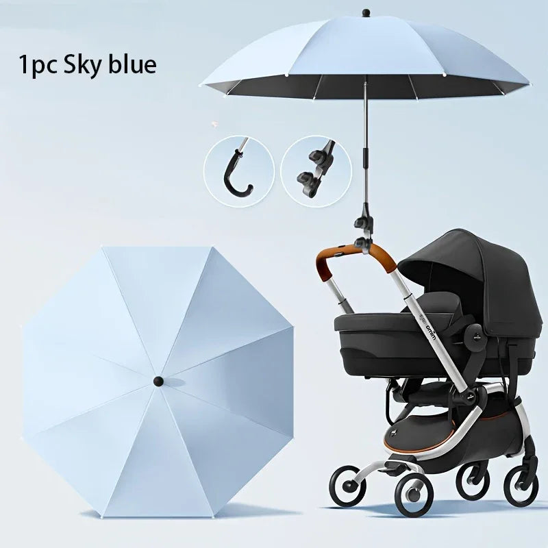 Baby Stroller Umbrella UV Protection Windproof Shade - ToylandEU