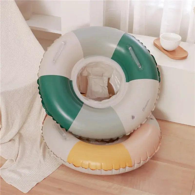  Baby Swim Float With Adjustable Sun Canopy For Comfort -  ToylandEU™