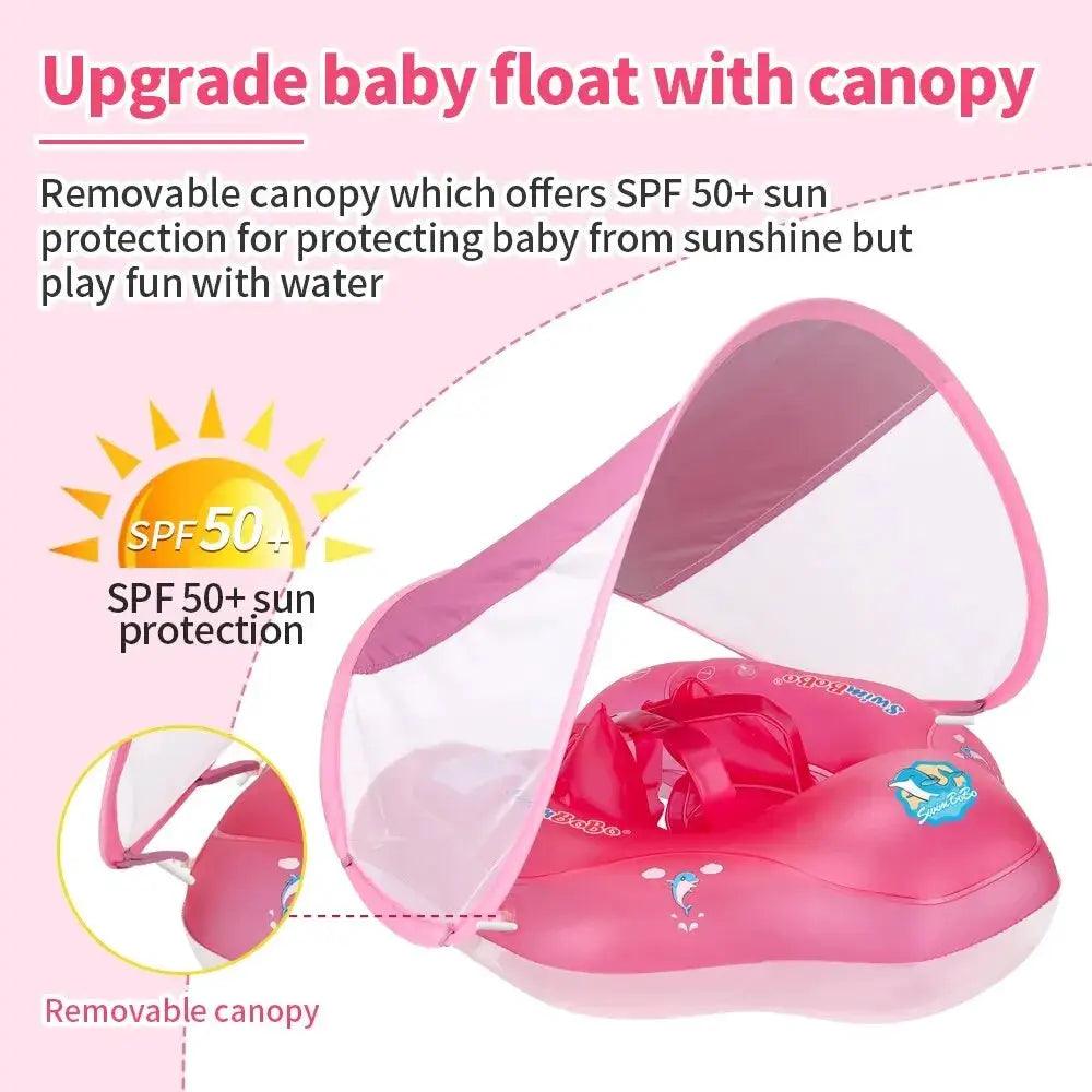 Baby Swim Float With Sun Canopy For Extra Stability -  ToylandEU™