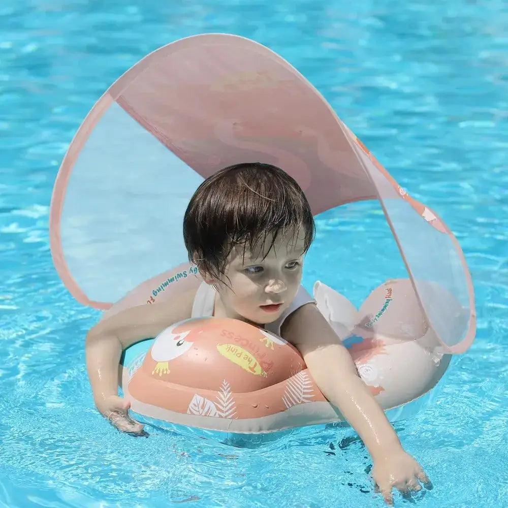  Baby Swim Float With Sun Canopy For Extra Stability -  ToylandEU™