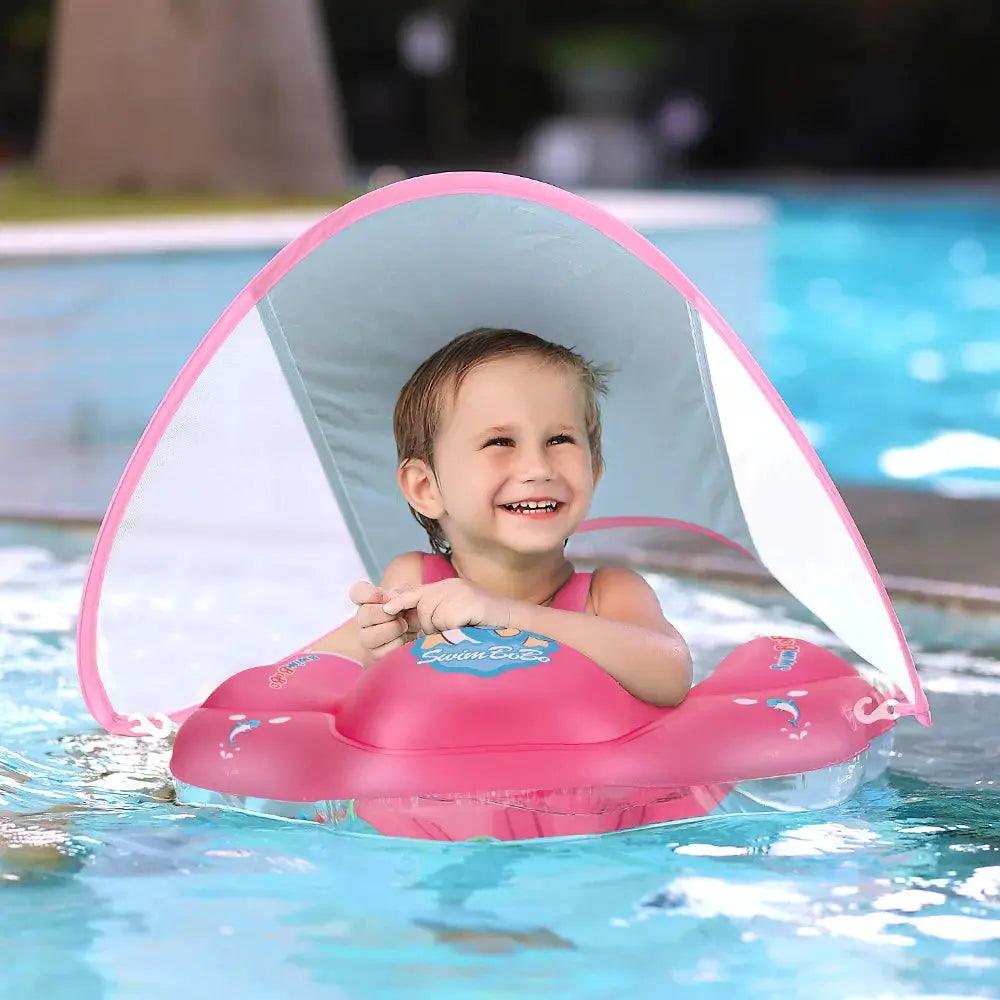  Baby Swim Float With Sun Canopy For Extra Stability -  ToylandEU™