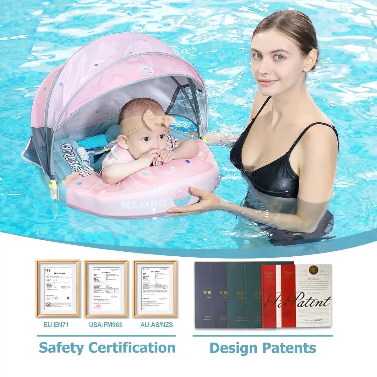  Mambobaby No Inflation Baby Float With Safety Harness -  ToylandEU™