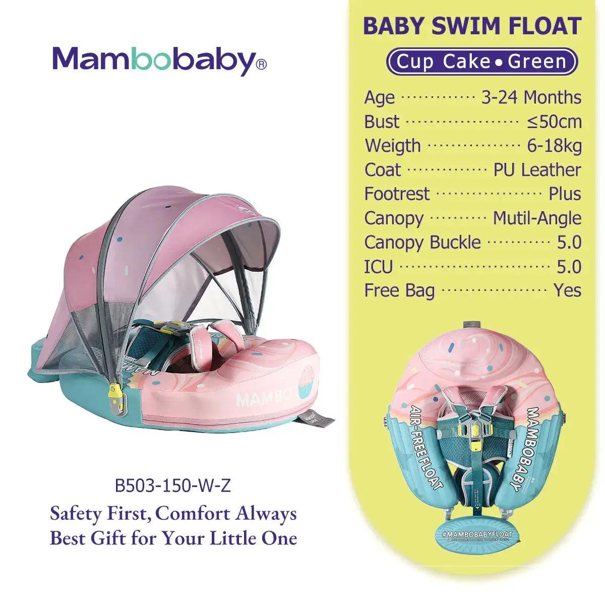  Mambobaby No Inflation Baby Float With Safety Harness -  ToylandEU™