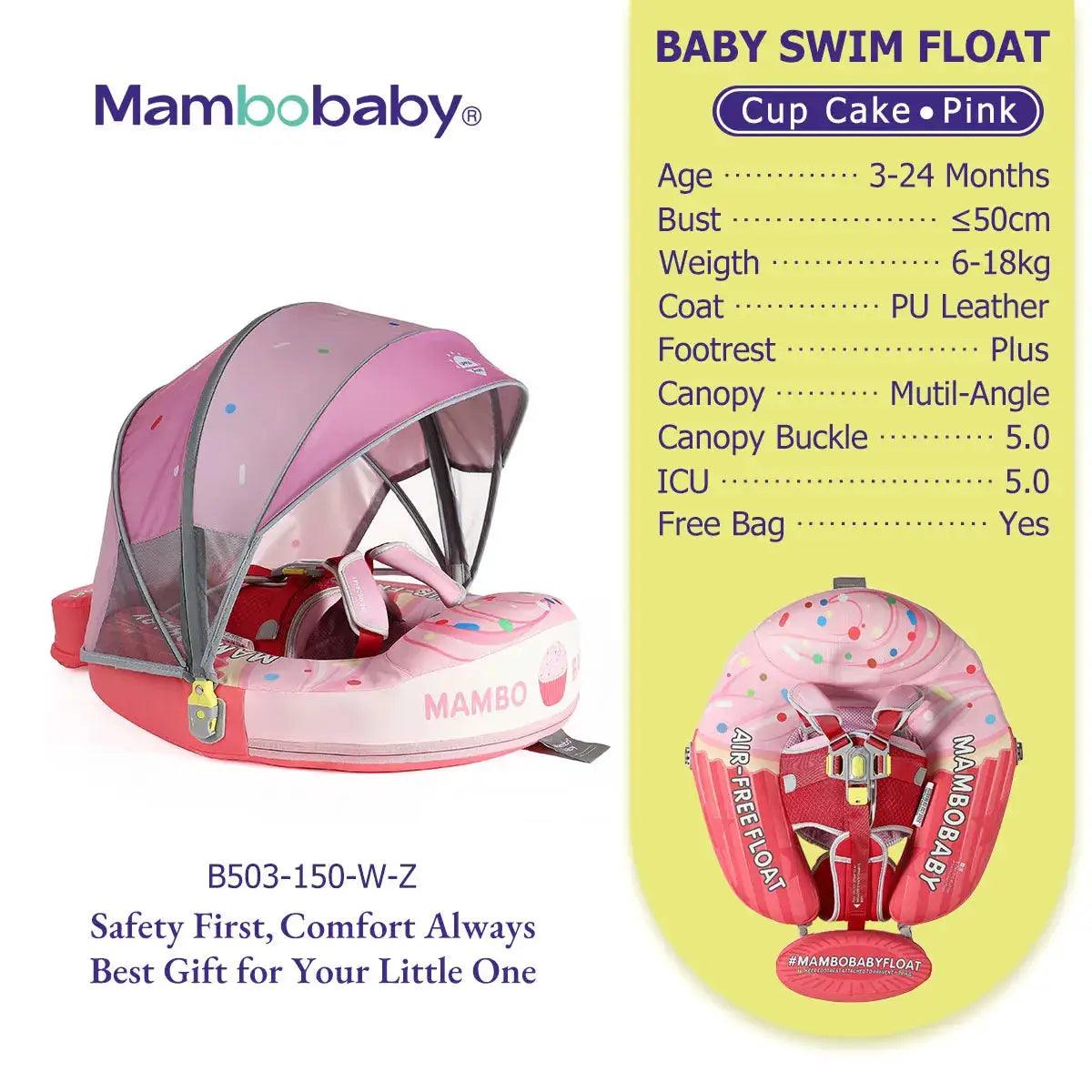  Mambobaby No Inflation Baby Float With Safety Harness -  ToylandEU™