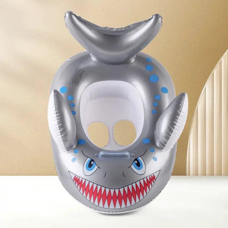  Shark Baby Swim Seat Ring For Toddlers With Safety Handles -  ToylandEU™