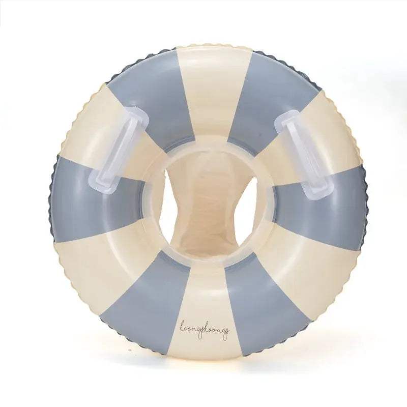 Inflatable Baby Swimming Float with Adjustable Sun Canopy Safety Seat Pool Toy Baby Pool Float Ring for Babies 6-36 Months - ToylandEU