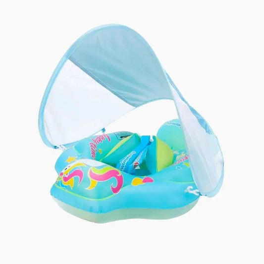  Baby Swim Float With Canopy Extra Stability And Safety -  ToylandEU™