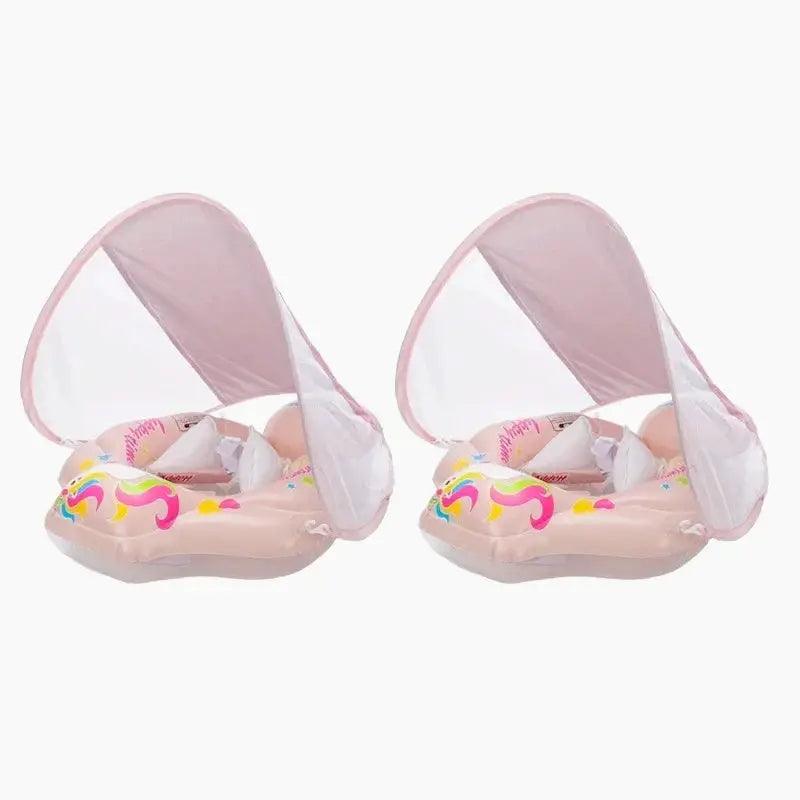  Baby Swim Float With Canopy Extra Stability And Safety -  ToylandEU™