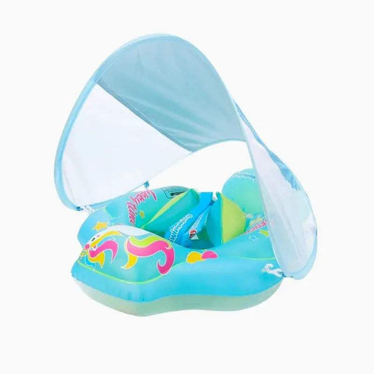  Baby Swim Float With Canopy Extra Stability And Safety -  ToylandEU™