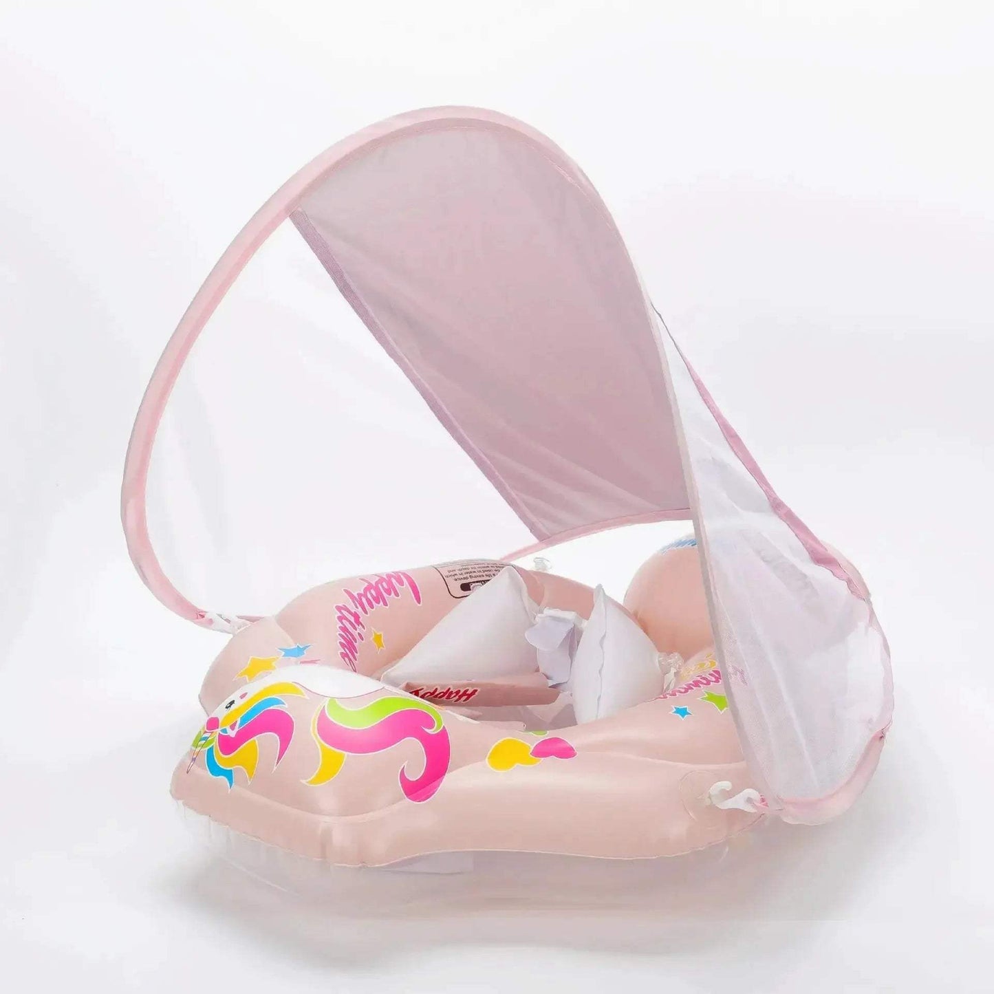  Baby Swim Float With Canopy Extra Stability And Safety -  ToylandEU™