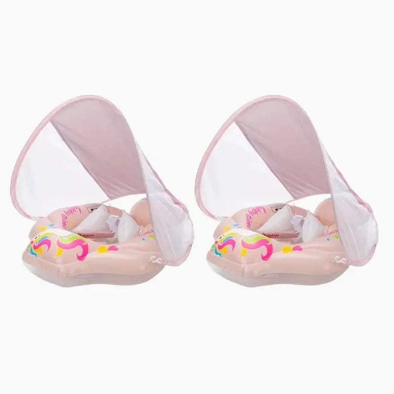 Baby Swim Float With Canopy Extra Stability And Safety -  ToylandEU™