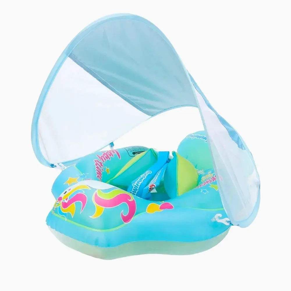  Baby Swim Float With Canopy Extra Stability And Safety -  ToylandEU™
