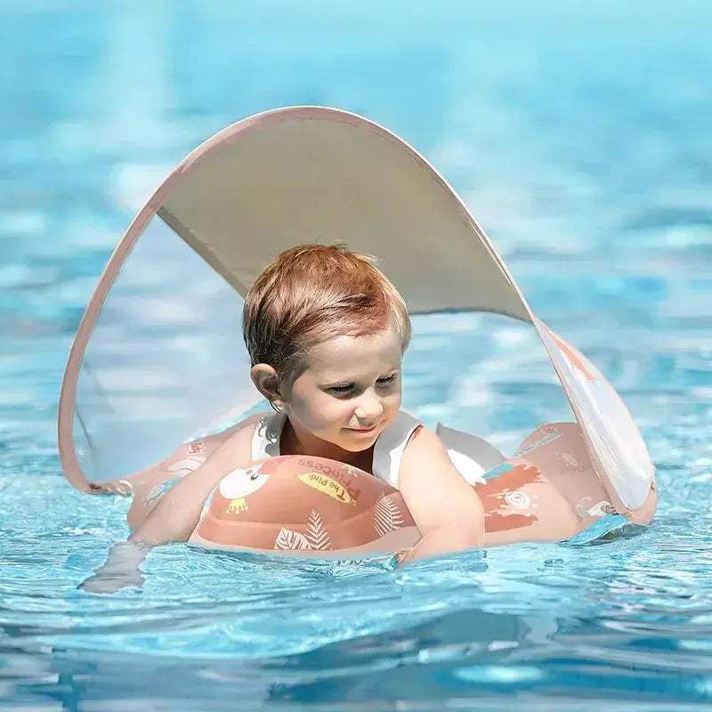  Baby Swim Float With Sun Canopy For Extra Stability -  ToylandEU™