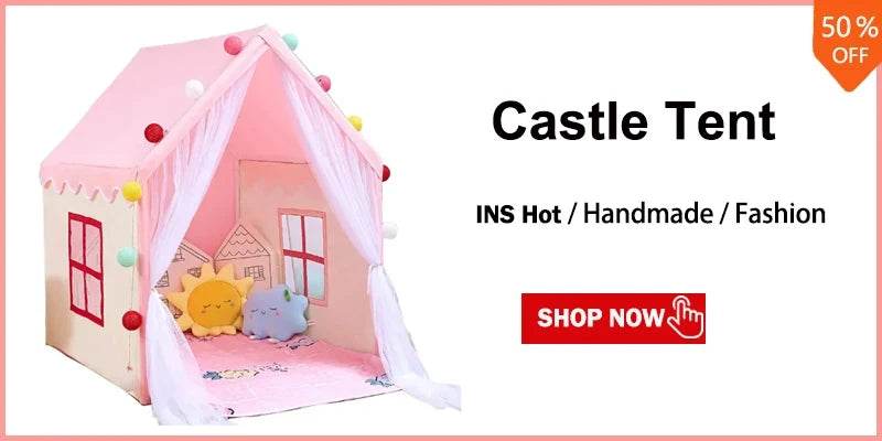 Baby Tent Children's Home Girl's Small House Outdoor Play Tent - ToylandEU