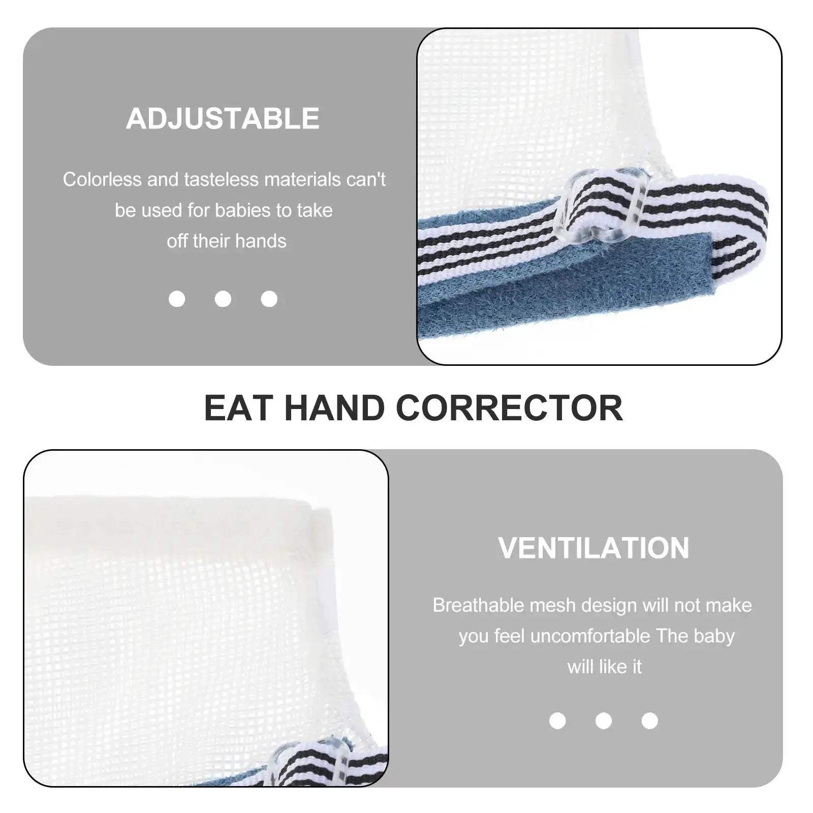 Baby Thumb Sucking Stop Gloves Nylon Finger Guards Two Pairs - ToylandEU