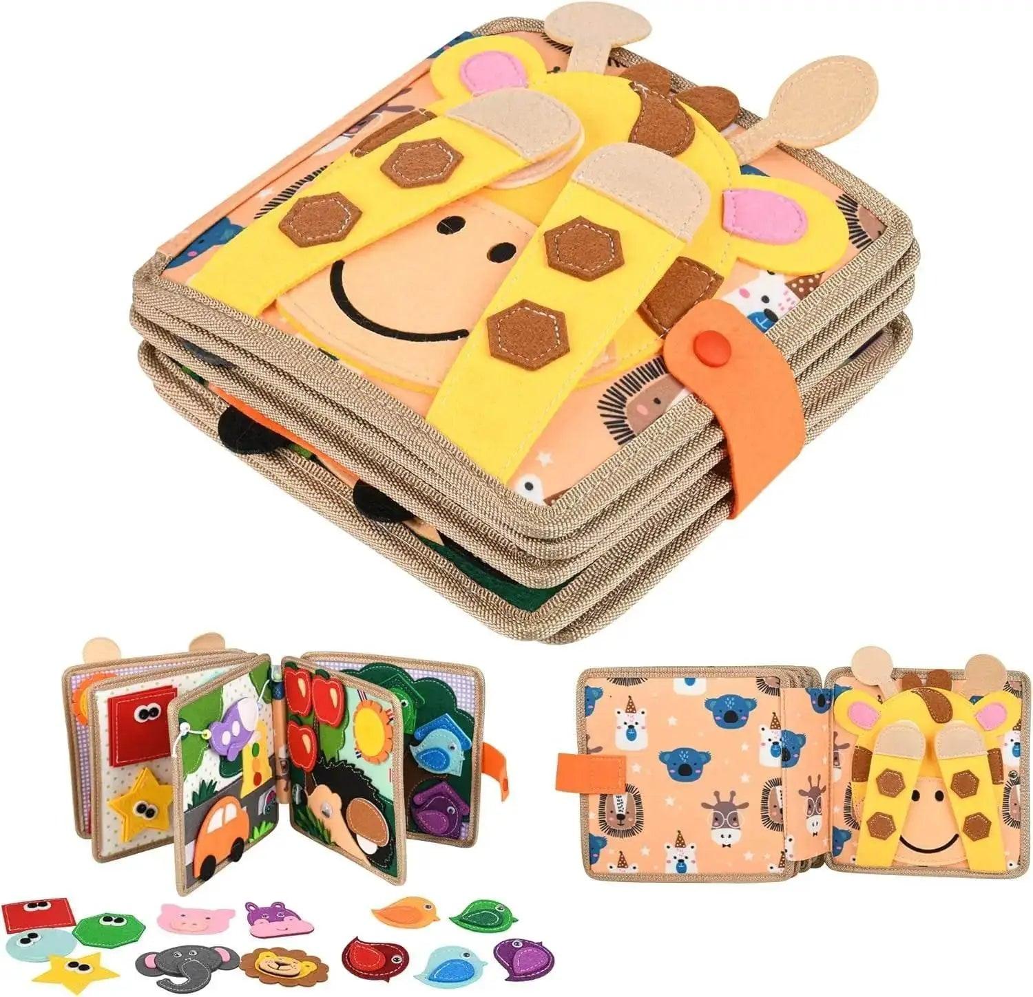  Baby Toy Soft 3D Cloth Book for Infant Learning Skills -  ToylandEU™