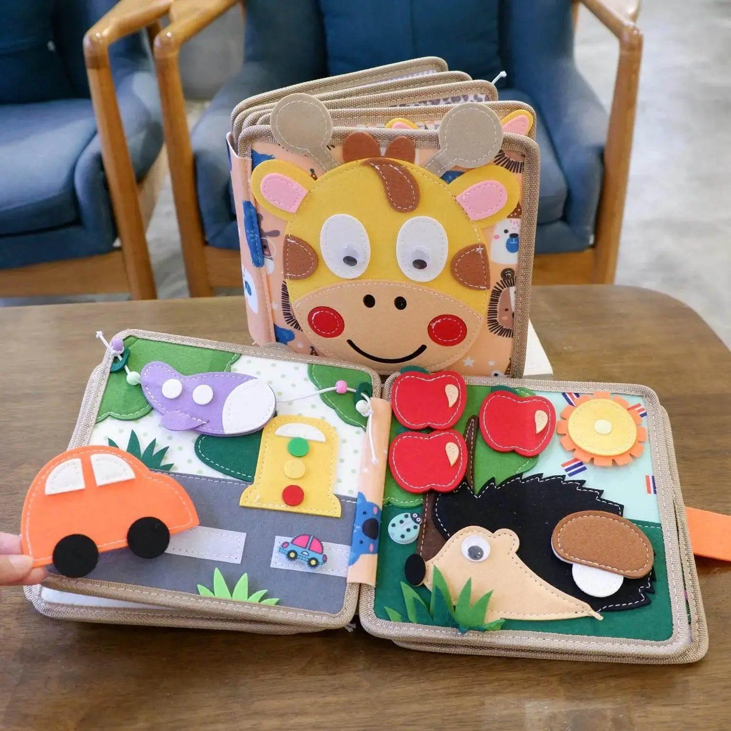  Baby Toy Soft 3D Cloth Book for Infant Learning Skills -  ToylandEU™