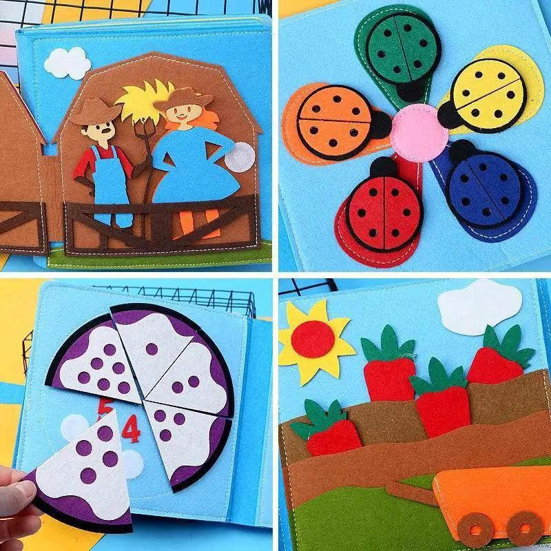  Baby Toy Soft 3D Cloth Book for Infant Learning Skills -  ToylandEU™