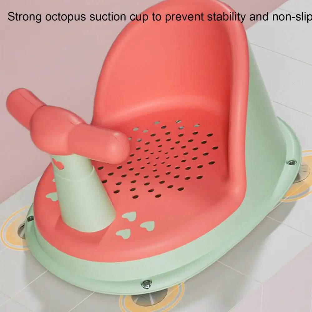 Baby Tub Seat Bathtub Pad Mat Chair Safety Anti Slip Newborn Infant Baby Care Children Cute Bathing Seat For 6 18 Months - ToylandEU
