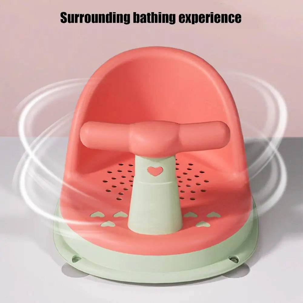Baby Tub Seat Bathtub Pad Mat Chair Safety Anti Slip Newborn Infant Baby Care Children Cute Bathing Seat For 6 18 Months - ToylandEU