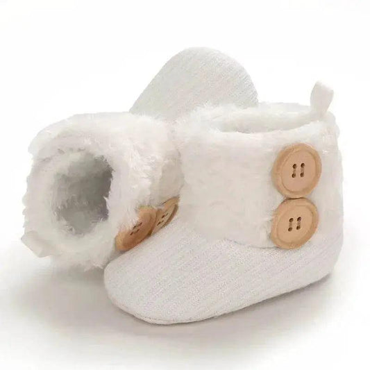  Adorable Soft and Cozy Baby Girl Winter Boots with Warm Wool Lining for Indoor Walking -  ToylandEU™