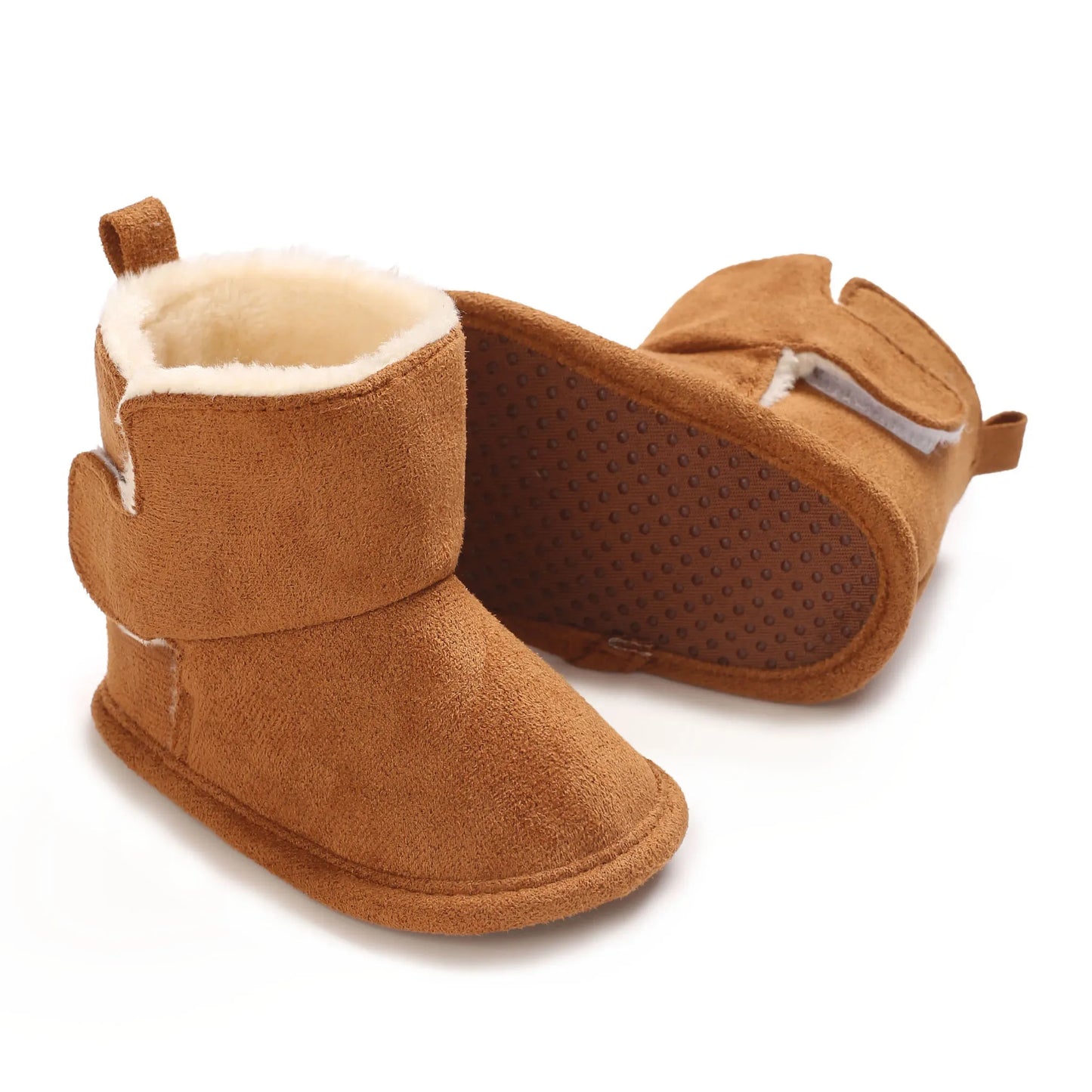 Baby Winter Boots With Velcro Anti Slip Soft Sole Newborn - ToylandEU