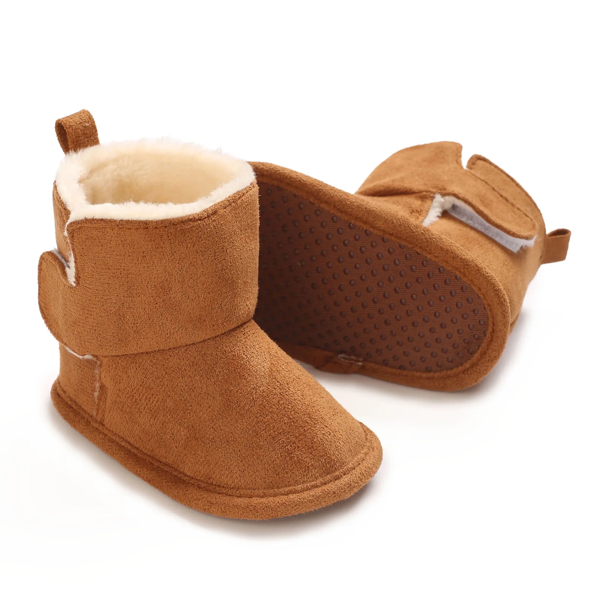 Baby Winter Boots With Velcro Anti Slip Soft Sole Newborn - ToylandEU