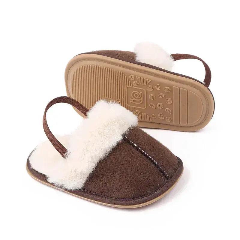 Baby Winter Slippers Anti Slip TPR Warm Indoor Cozy -  ToylandEU™
