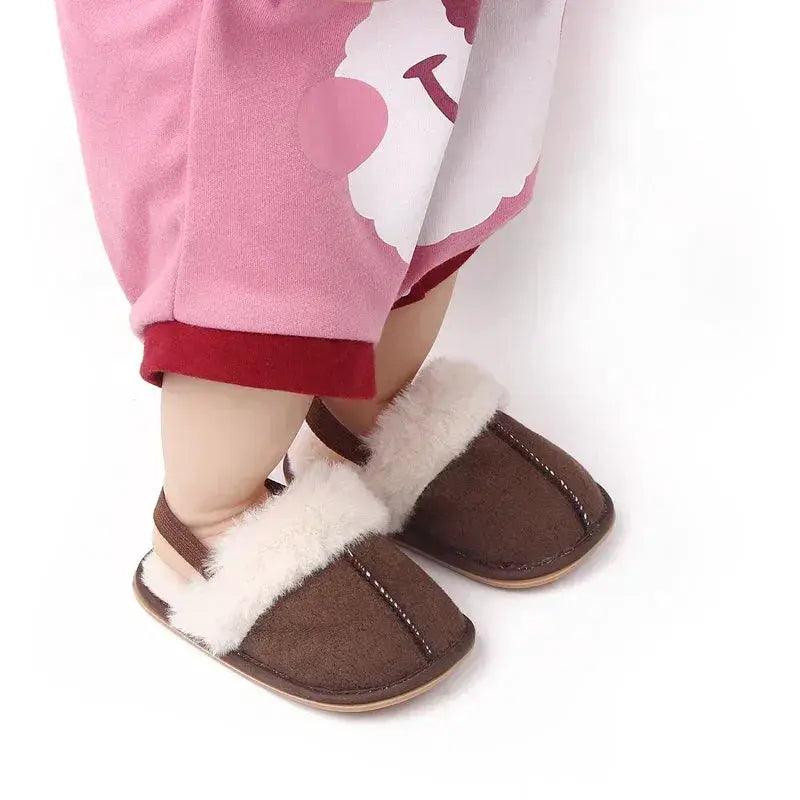  Baby Winter Slippers Anti Slip TPR Warm Indoor Cozy -  ToylandEU™