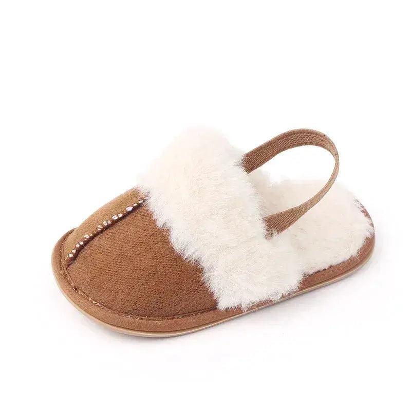  Baby Winter Slippers Anti Slip TPR Warm Indoor Cozy -  ToylandEU™