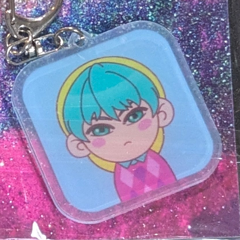 Keychain | K-Pop Demon Hunters Chibi | Individual Member Series | Pastel Frame
