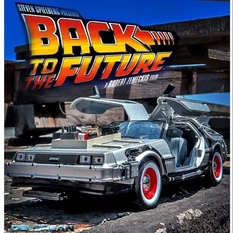 Back To The Future DeLorean 1:24 Diecast Car Limited Edition - ToylandEU
