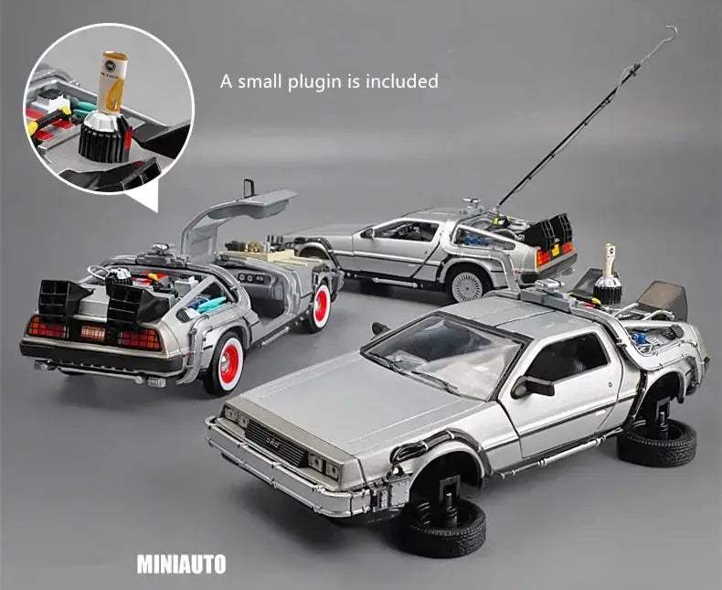 Back To The Future DeLorean 1:24 Diecast Car Limited Edition - ToylandEU