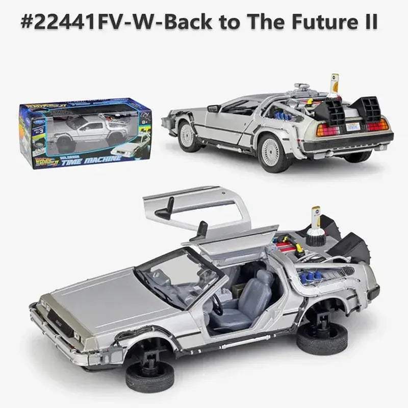 Back To The Future DeLorean 1:24 Diecast Car Limited Edition - ToylandEU
