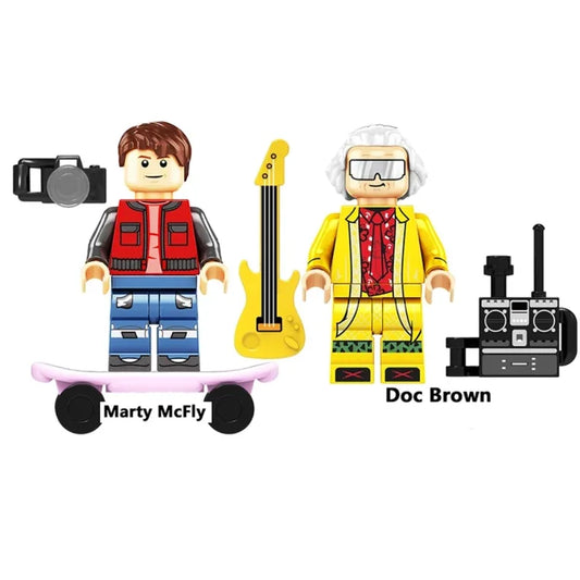 Back To The Future Collectible Figure Set ABS Plastic Construction For Collectors - ToylandEU