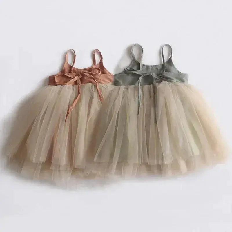  Backless Baby Girl Dress Premium Cotton Tutu For Summer -  ToylandEU™