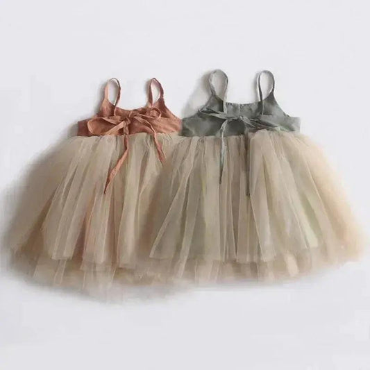  Backless Baby Girl Dress Premium Cotton Tutu For Summer -  ToylandEU™