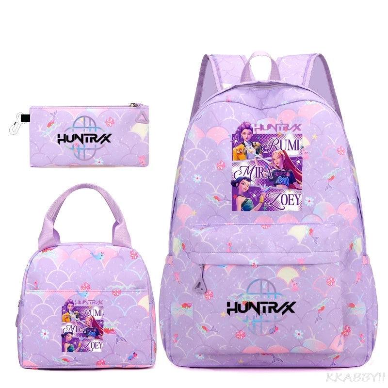 Backpack 20-35 L Polyester Exterior 3pc Set Toylandeu™
