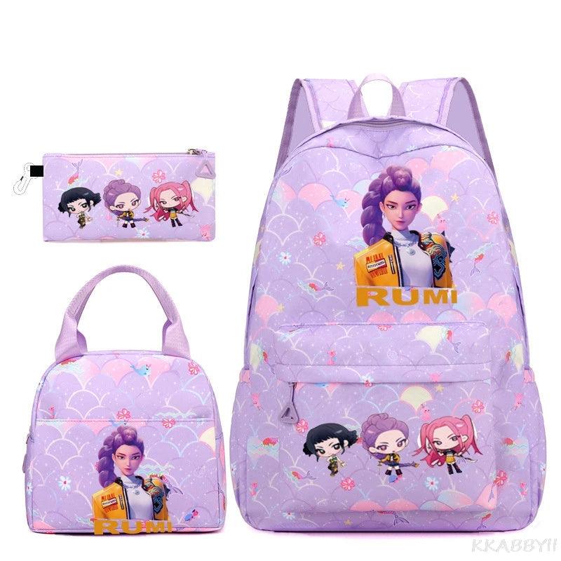 Backpack 20-35 L Polyester Exterior 3pc Set Toylandeu™