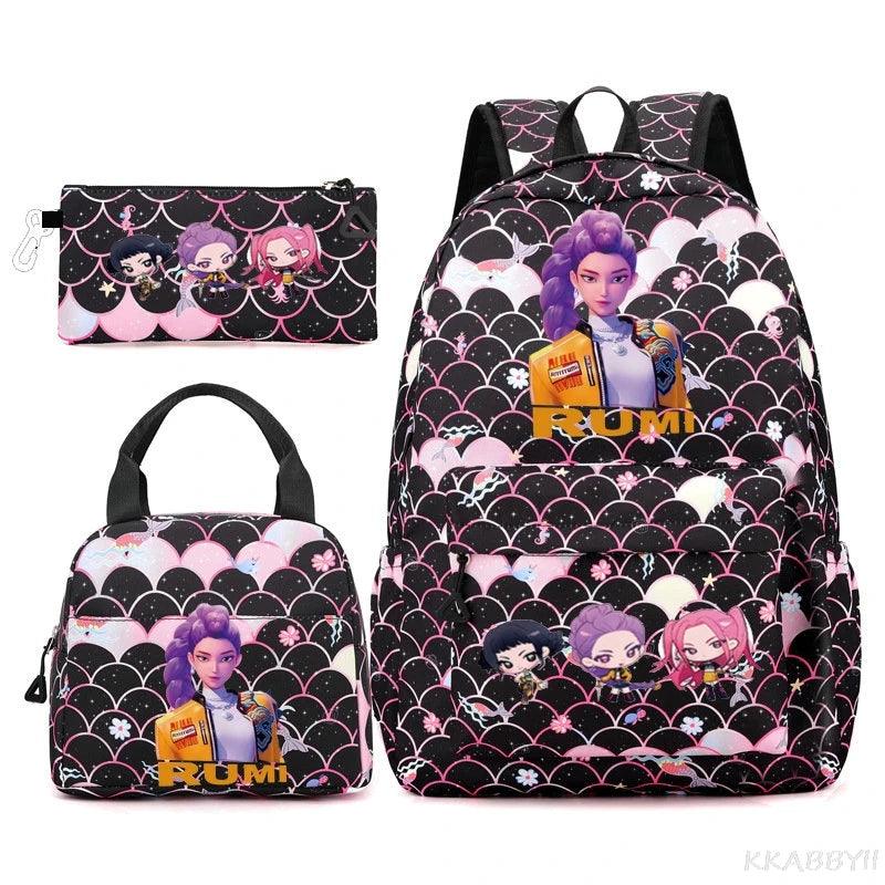 Backpack 20-35 L Polyester Exterior 3pc Set Toylandeu™
